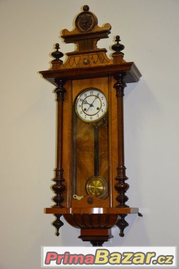 Starožitné řezbované hodiny Junghans r1905-TOP stav – fotografie 2