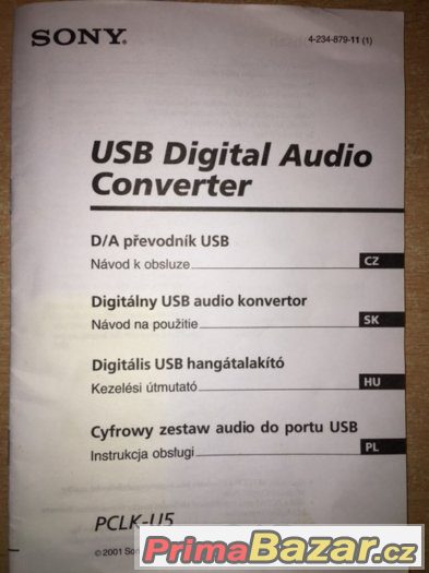 Prodám USB DIGITAL AUDIO KONVERTOR – fotografie 3