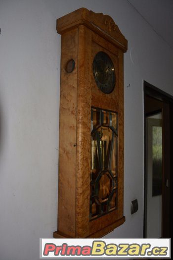 Starožitné 2-závažové hodiny Gustav Becker r1900-světlé – fotografie 3
