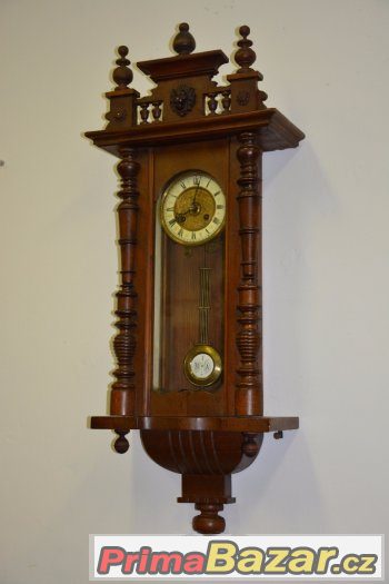 Starožitné řezbované hodiny DR Patent r 1895 – fotografie 2