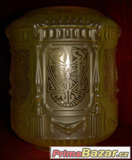 Petrolejová lampa- staré stínítko 9x, orig. knoty a cylindry – fotografie 5