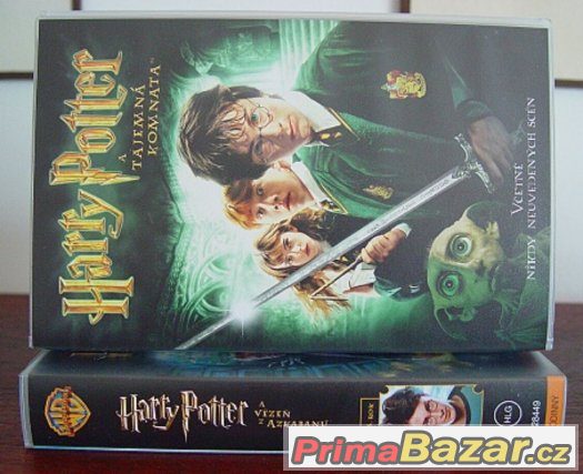 Nové VHS o víně 4 ks, DVD 5 ks, Harry Potter 2 ks, CD – fotografie 5