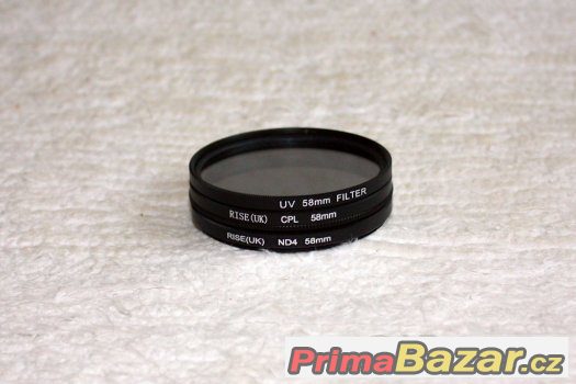 UV+CPL+ND4-58 mm. – fotografie 1