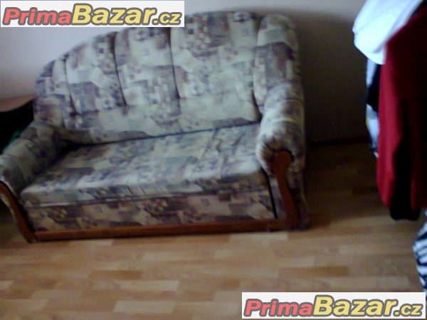 rozkládací sedačka+2 křesla – fotografie 2