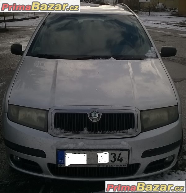 Prodám Škoda Fábia benzín 1.2 , sříbrná metalýza, 47 Kw – fotografie 1