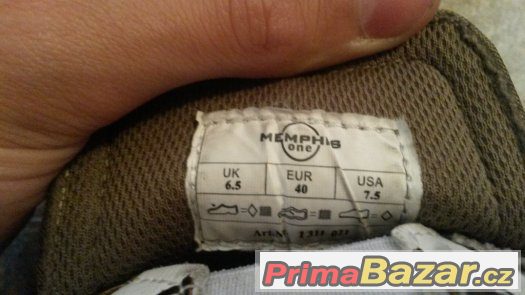 Bílohnědé boty Memphis - velikost 40 – fotografie 4
