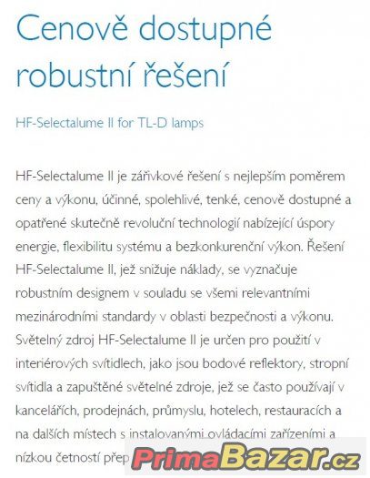 Elektronický předřadník Philips HF-S 236 TL-D II – fotografie 4