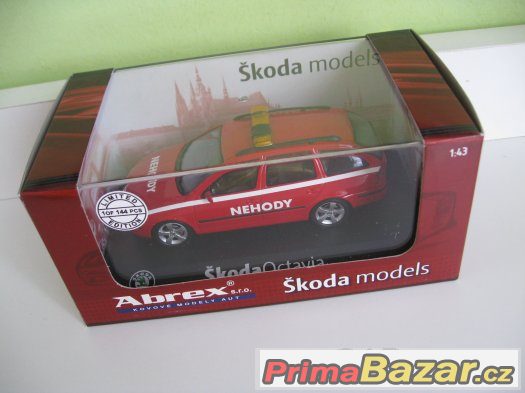 Model ŠKODA Octavia II Combi - "NEHODY"  Abrex 1:43 – fotografie 1
