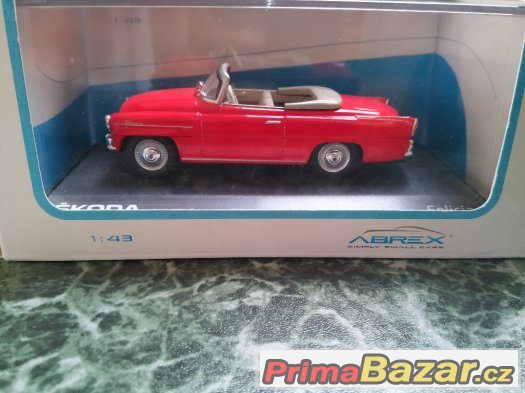 Model Škoda Felicia roudster 1964 ABREX 1:43 - nový – fotografie 3