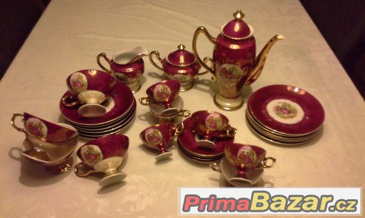 PRODÁM porcelánovy starozitny servies – fotografie 1