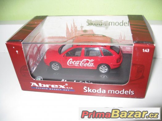 Model ŠKODA Fabia Combi - "Coca Cola"  Abrex  1:43 – fotografie 2