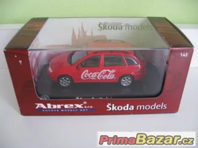 Model ŠKODA Fabia Combi - "Coca Cola"  Abrex  1:43