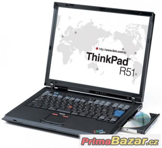 Špičkový notebook IBM ThinkPad R51 - FUNKČNÍ – fotografie 2