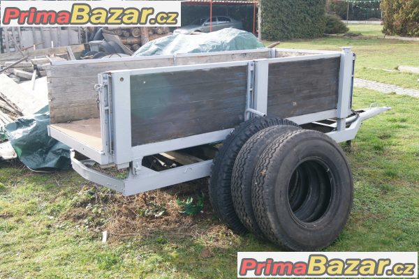 Vlek za traktor sklápěcí – fotografie 2