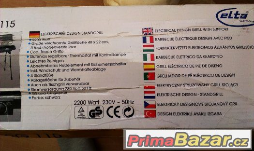 Stojanový elektrický gril – fotografie 4