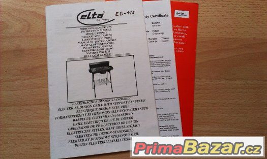 Stojanový elektrický gril – fotografie 5
