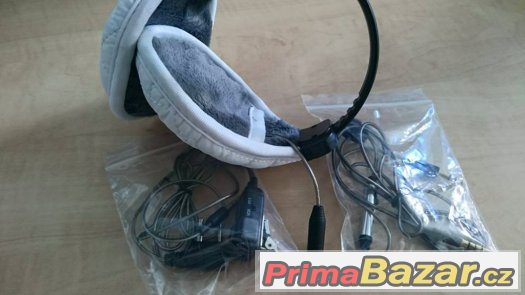 HEADSET MIDLAND SUBZERO, S CHRÁNIČEM UŠÍ, BÍLÝ – fotografie 5