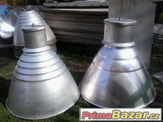 Lampa hliníková retro kryt průměr 50 a 70cm – fotografie 1