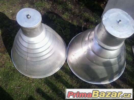 Lampa hliníková retro kryt průměr 50 a 70cm – fotografie 2