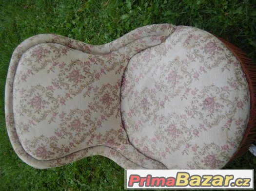 Starožitná sedačka sofa+křesla – fotografie 5