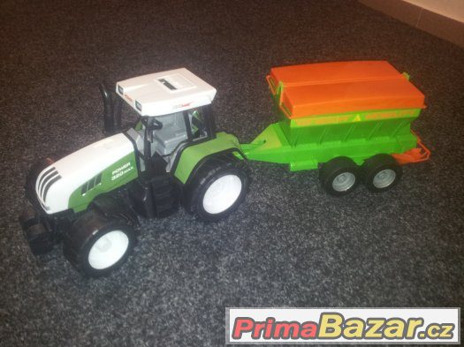 Zemědělský traktor s hnojícím vozem 50 cm. – fotografie 1