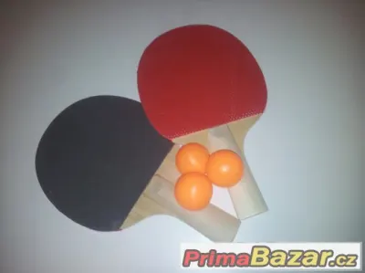 Pingpongový set 2 pálky a 3 míčky