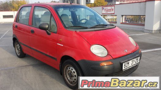 Daewoo Matiz 0,8 - auto jako nové  Top stav – fotografie 1