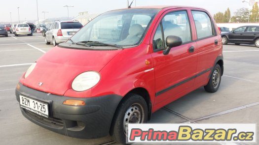 Daewoo Matiz 0,8 - auto jako nové  Top stav – fotografie 2