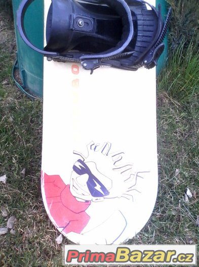 Snowboard 160cm s vázáním – fotografie 3