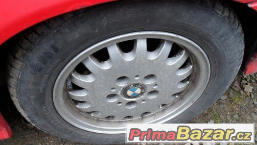 BMW - originální zimní hliníková kola 15" styl 6 - pneu 60% – fotografie 4