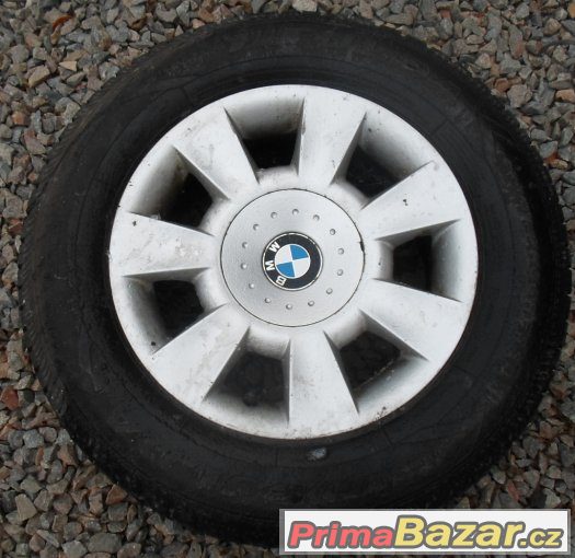 BMW - originální hliníková kola 15" styling 83 - pneu 50% – fotografie 2