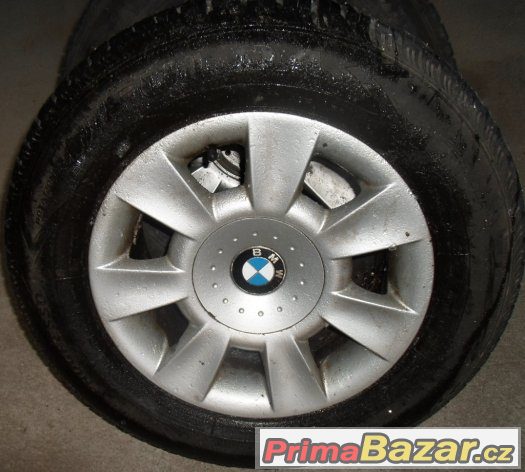 BMW - originální hliníková kola 15" styling 83 - pneu 50% – fotografie 3