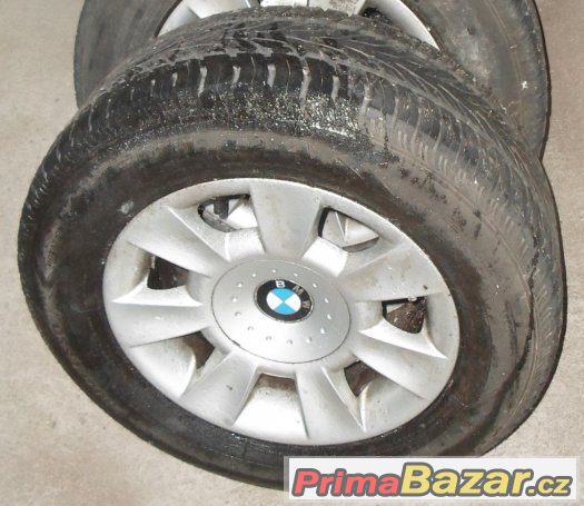 BMW - originální hliníková kola 15" styling 83 - pneu 50% – fotografie 4