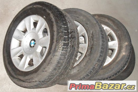 BMW - originální hliníková kola 15" styling 83 - pneu 50% – fotografie 5