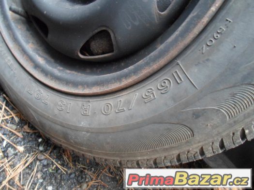 Ford - plechová kola 13" - pneu Firestone – fotografie 5