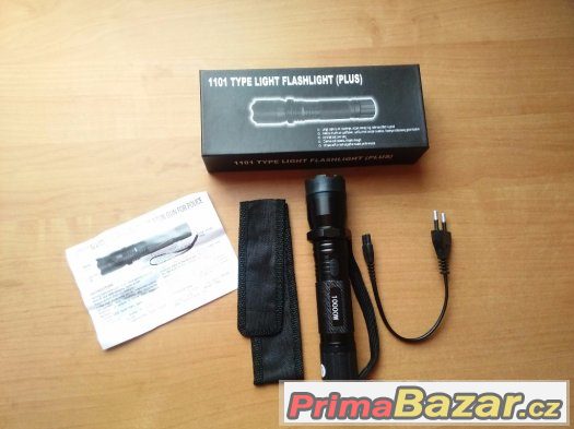 Elektický paralyzér - cree led baterka dosvit >200m – fotografie 1