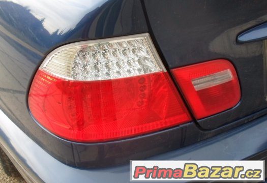 BMW e46 coupe / cabrio - Zadní světla s bílým blinkrem + LED – fotografie 2