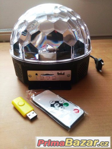LED disko gula- s reproduktorom – fotografie 1