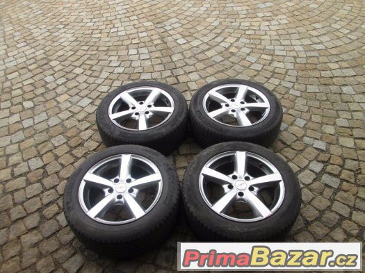 Prodám disky Alu originál Dezent + Michelin pneu – fotografie 1