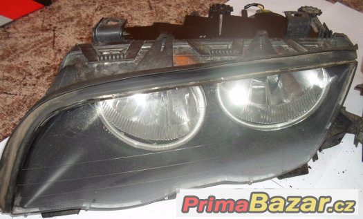 BMW e46 sedan / touring - Přední světla s Angel eyes kruhy – fotografie 3