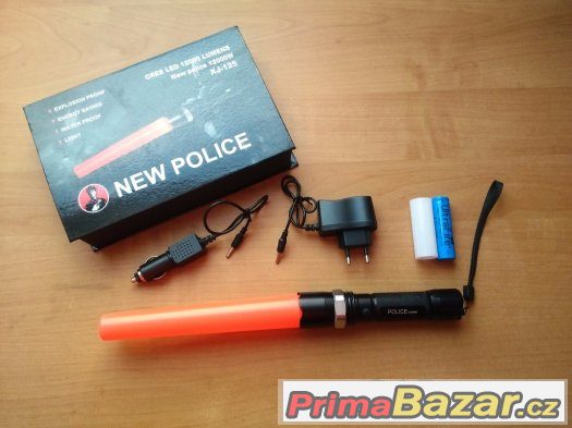 CREE LED baterka  - 1200lm , zoom + dopravný kužeľ – fotografie 2