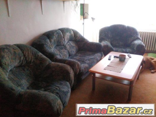 Rozkladací sedací souprava 2+1+1 – fotografie 1