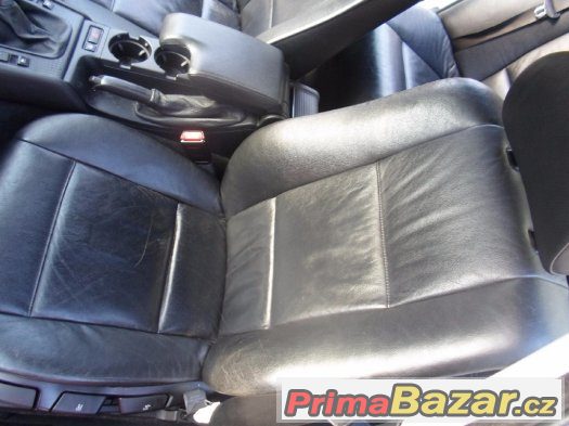 BMW e46 sedan - Černý kožený interiér – fotografie 2