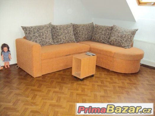 Rozkládací rohová sedací souprava – fotografie 2