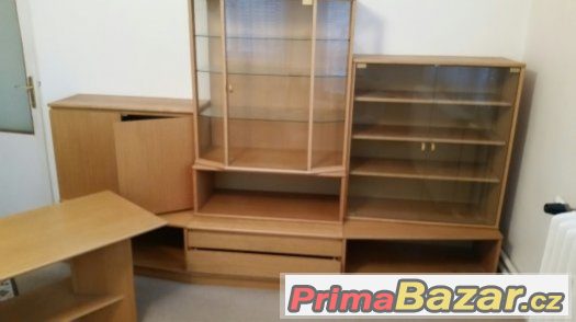 Moderní obývací stěna+ stolek + polička + komoda – fotografie 2