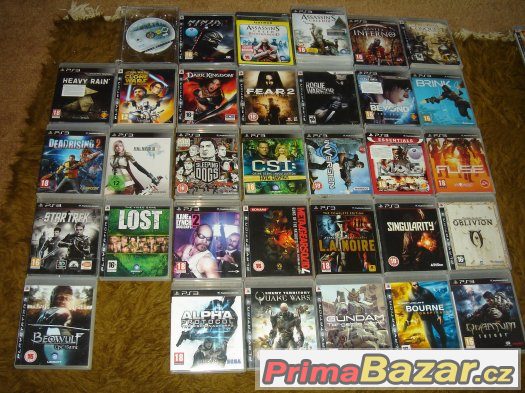 Prodám zánovní PS3 Super Slim 500GB, je červený + hry – fotografie 5