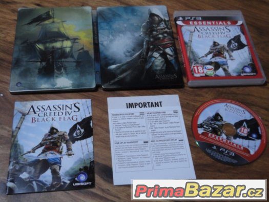 PRODÁM 320GB PS3 + ASSASSINS CREED BLACK FLAG + BATMAN + L.A – fotografie 5