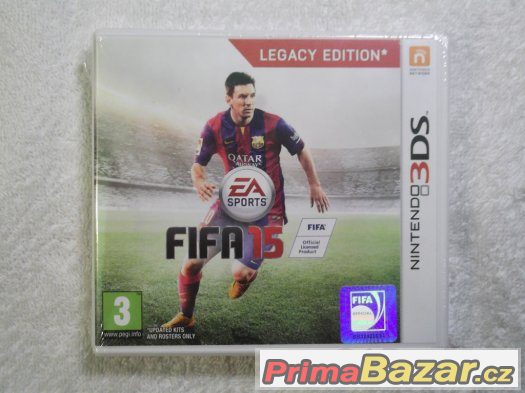 Hra na Nintendo 3DS - Fifa 15 - Nová. Originál zapečetěná – fotografie 1