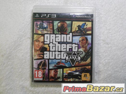 Hra na Playstation 3 - Grand Theft Auto Five V - 1 x hraná – fotografie 1