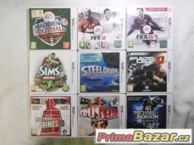 Hry na Nintendo 3DS - Nové nebo 1 x hrané - Více fotek